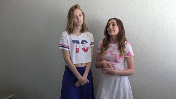 Stream HD video titled : Sultry Strip Football Game Turns Into Hot Threesome - Aften Opal & Claire Roos Fuck Jason Deep