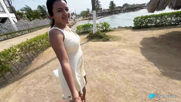 View uncensored movie : Desperate Tourist Gets Fucked Hard by Hot Latina Mishell - Blowjob, Doggy & Real Orgasm