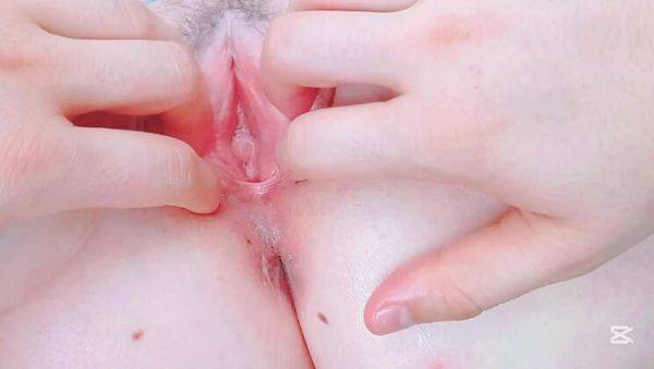 Watch the complete scene of : Petite Teen Fingering Her Tight Pink Pussy Close Up - Amateur Virgin First Time