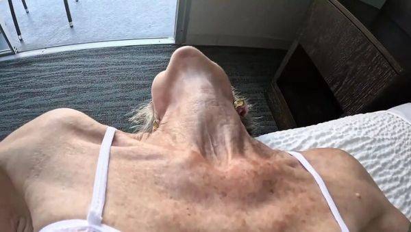 Watch the uncensored video named : Hairy European Secretary Roleplay - Amateur Granny Masturbates in HD