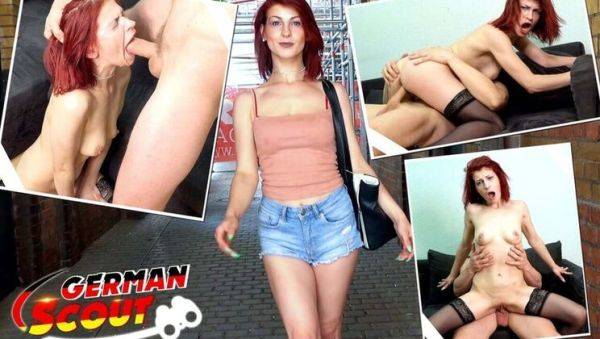 Stream this complete video named : German Redhead MILF Jenny Gets Casting Fuck - Blowjob & Facial in 4K
