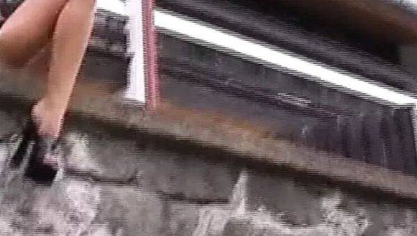 Enjoy watching the complete video of : Hot German babe takes two big cocks in wild threesome and gets a facial