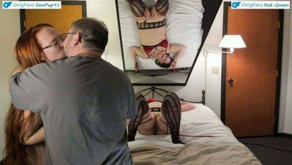 View full scene : Hot Wife Tied Up & Gifted to Hubby for Valentine's Day - Cuckquean Bondage Fuck