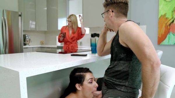 View uncut video named : Aroused brunette fucks with her mom's new boyfriend in a rough mix