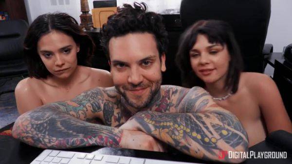 Stream full video titled : Gabbie Carter And Violet Starr - Hottest Sex Clip Threesome Great