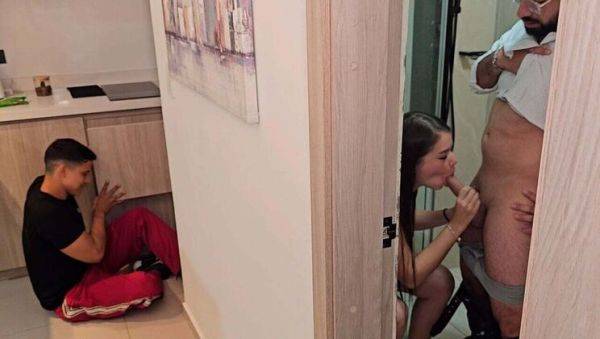 Play this complete movie : Hot Colombian Maid Fucks Behind Hubby's Back - EmaRibeiro & AivanPutin