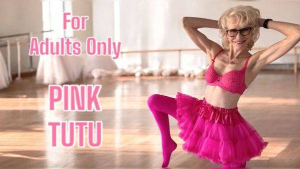 Enjoy watching the HD clip of : Granny Jacy in Pink Tutu Solo Masturbation - Tight Pussy & Dildo Orgasm