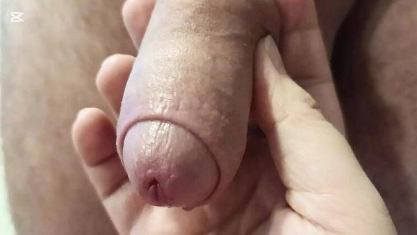 Enjoy watching the hardcore clip titled : Whispering Man Gives Forbidden Handjob - Big Soft Cock Massage & Close-Up Action