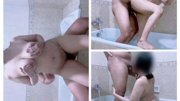 Play this full scene of : Hot Indonesian Widow Fucks Her Assistant in Bathroom - Big Tits Amateur Sex