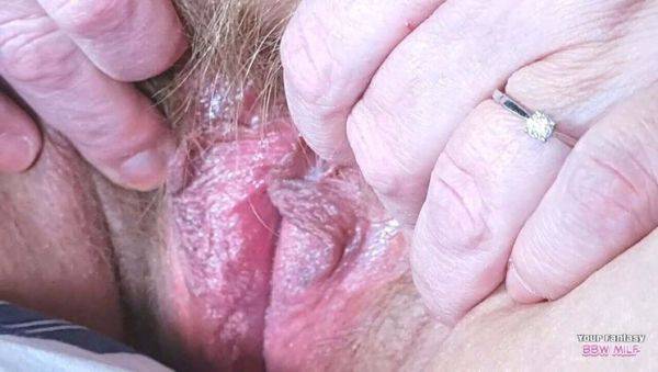 Stream HD video named : Hot BBW Wife Aunt Jane Plays With Her Hairy Pussy - Homemade MILF Cheating Action