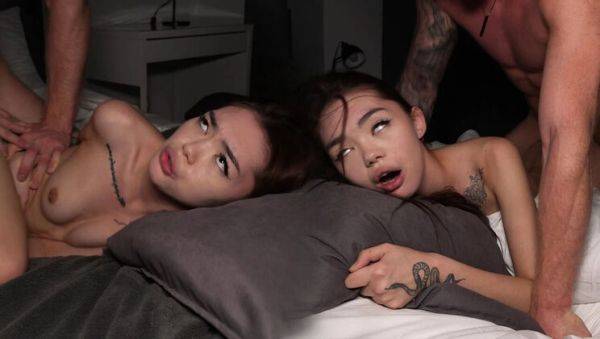 Stream this HD movie named : Hot Asian teen takes huge cock in her tight pussy - rough fuck & moaning