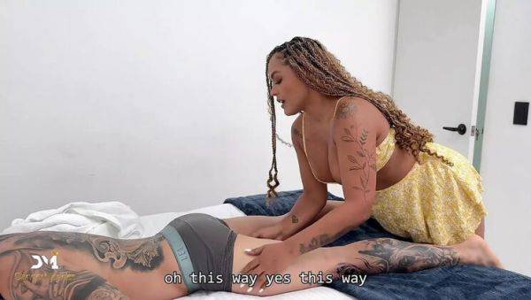 Watch HD scene : Hot Colombian MILF Masseuse Carla Morelli Takes Big Latino Cock Hard - Rough Sex & Loud Moans