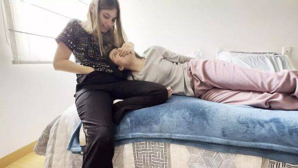 Watch uncut video called : Scarlettandc Dominatrix Nurse Crushes Me With Her Big Latina Ass - Lesbian Femdom HD