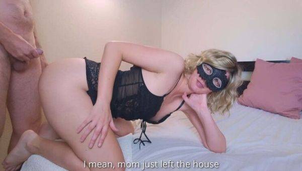 View uncut movie named : Blonde Stepdaughter Fucked Hard and Creampied - Did Daddy Knock Me Up?