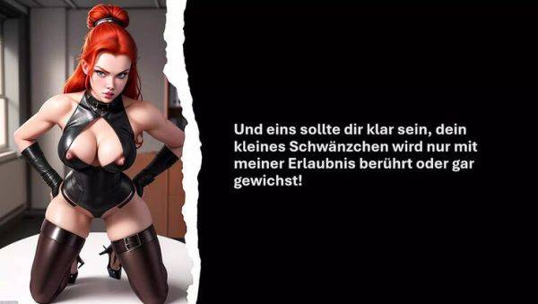 Watch this complete scene titled : German Mistress Makes You Clean Your Ass - Anal Enema Punishment & JOI