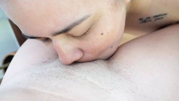 Stream the hardcore scene named : Stepmom VictoriaMilf1 sucks my wet pussy hard while we're home alone - Lesbian MILF oral