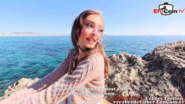 Enjoy watching hardcore movie titled : German Teen Becky California Fucks Stranger on Beach - Public Holiday Pickup