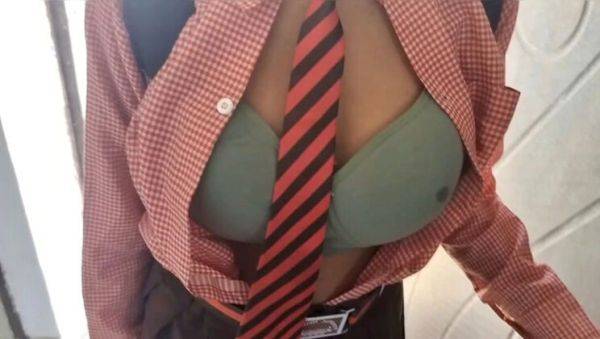 Play full scene titled : Hot Desi Village Girl Sex MMS - College Babe in Uniform Fucked Hard