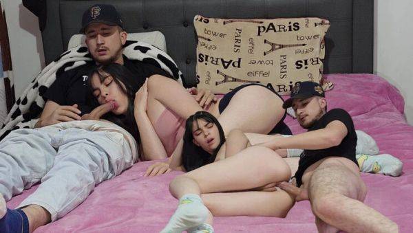 Stream this full scene titled : Laura in Sexy Pajamas Fucks Her Guest Hard - Doggystyle & Cowgirl Action!