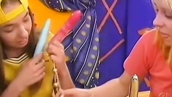 Stream the complete movie called : Hot teen threesome with Meri - young 19yo cuties get wild