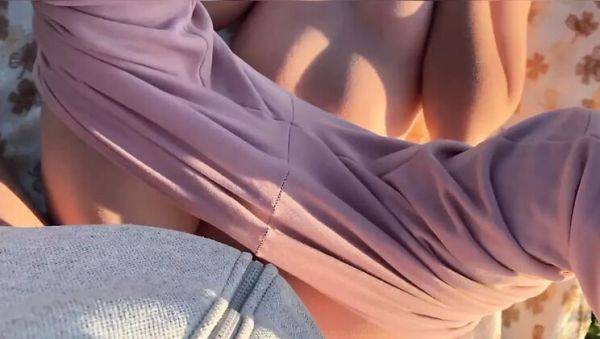 Play the full video of : Public Street Fuck! Stepmom Begs for Creampie in Tight Pussy - POV Anal & Moaning