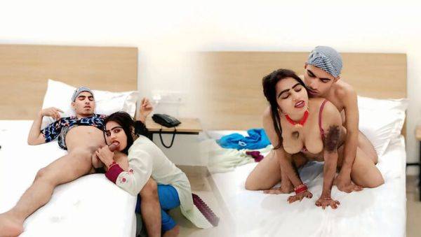 Enjoy watching the hardcore scene titled : Indian Hotel Room Sex - OYO Malkin Fucked Hard by Amanraza9 & Baby Kajal
