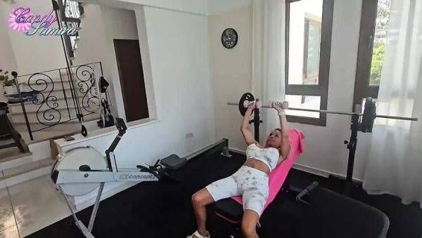 View complete scene named : Big Tits MILF Candy Samira Fucked Hard by Pool Boy - Blowjob & Doggy Style