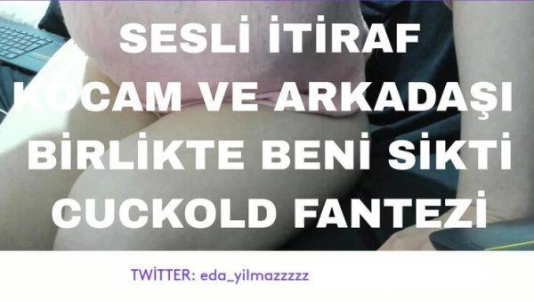 Play this HD clip titled : Hot Turkish MILF Cheats on Hubby - Threesome with His Friend & Group Sex Confession