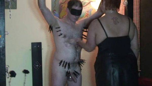 Enjoy watching this full movie called : Anna Devot Dominates Slave with Rough Femdom Handjob & Pussy Licking - German BBW MILF