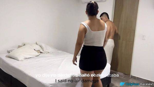 Stream this hardcore video called : Hot Latina Maid Gives Amazing Blowjob and Fuck in POV