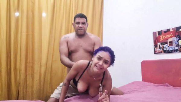 View this full video of : Lesbian Teen Gives Me Anal and Blowjob - Petite Brazilian with Colored Hair