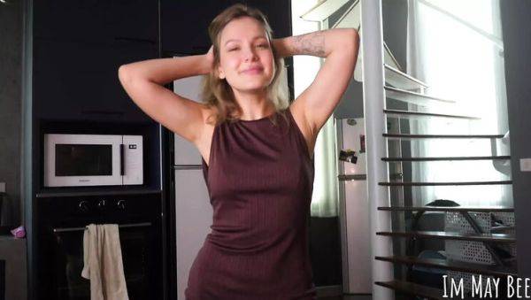 Watch uncensored scene : Petite Teen Gives Steamy Blowjob Under Desk - POV Virtual Sex with Big Natural Tits