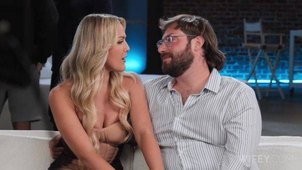 Play the HD movie titled : Savvy And Alex - Blonde Hotwife Rides Huge Cock - Savvy Suxx & Dan Damage