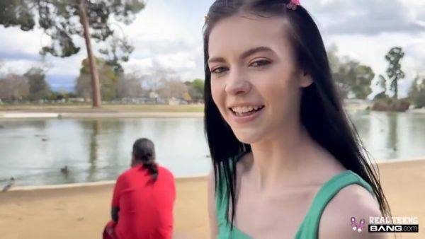 Watch the uncut video named : Skinny Teen 18+ Bella Nova Shows Us Her Pussy Grip