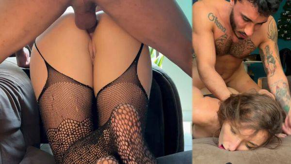 Watch the full movie of : Busting Inside My Neighbor's Tight Ass - Ariel Siren Rough Anal & Creampie