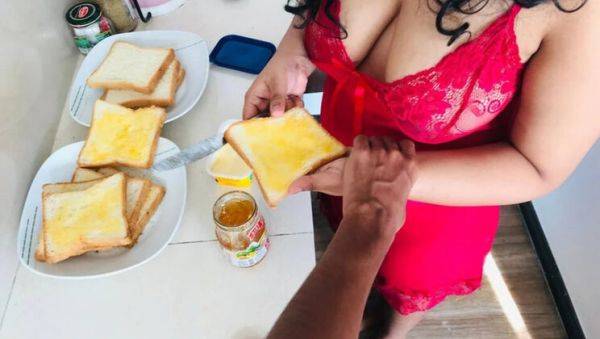 Enjoy watching the uncensored scene titled : Hot Indian Wife Cheats with Delivery Boy While Husband is Away - Desi Couple Fuck in Hotel Room