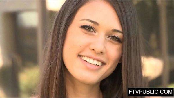 Play uncensored movie named : Former Super Model Tiffany Thompson Naked in Public Campus