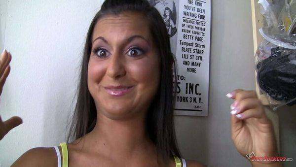 Play this HD scene named : Cassidy Morgan POV Blowjob - Amateur Brunette Gets Messy Facial