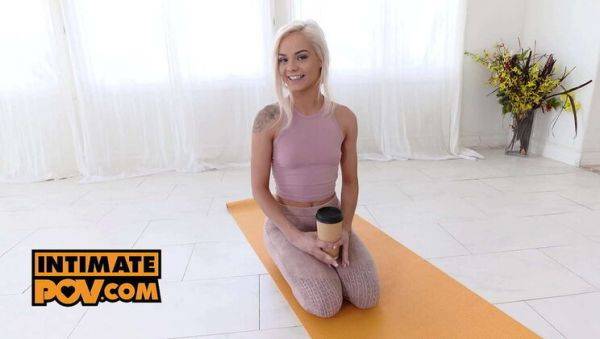 Stream HD scene of : Elsa Jean First Date POV - Petite Blonde Cowgirl Fuck