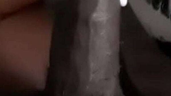 View this uncensored movie of : Maskedluv gives a sloppy couch blowjob to kyttkatt