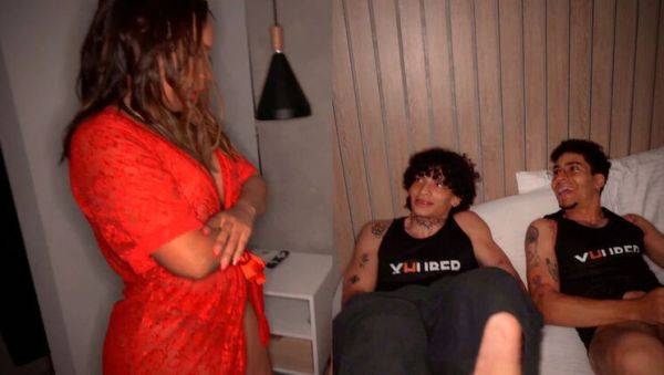 View this complete clip : Hot Step-Siblings Caught Masturbating By Busty Stepmom - Full Threesome Action!