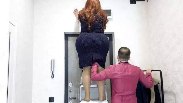 View the complete scene : Stepmom Gives Stepson a Hot Thank You with Deep Blowjob and Anal Sex - Professoress