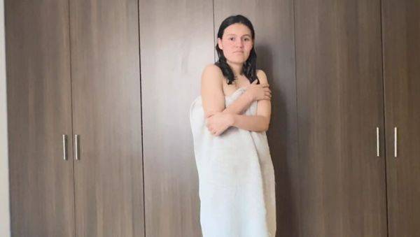 Enjoy watching this complete scene of : Hot Latina Maid Learns Foot Worship & Pussy Eating - Lesbian Massage Fetish