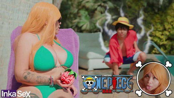 Stream uncut scene of : Busty Latina Nami Cosplay Fucked Hard by Luffy - Big Natural Tits & Perfect Ass