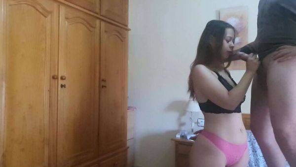 Watch uncut video called : Hot Latina Stepcousin Ana Duro Deep Throats Huge Cock and Takes Cum in Mouth