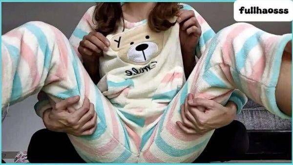 Play this HD clip of : Stepdad Fingers Teen Stepdaughter's Tight Pussy in Risky Homemade Pajama Sex