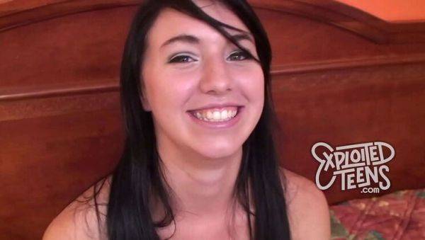 Stream this complete clip : Flexible Teen Gymnast Megan Piper Gives Epic Blowjob in POV Audition