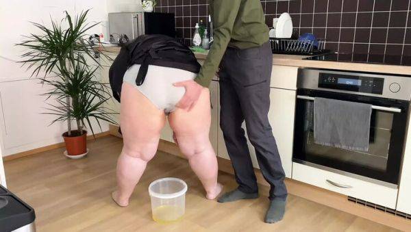 View the full movie : Wet MILF Step Mom Fucks Step Son in Big Panties - OurFetishLife