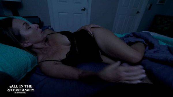 Play hardcore scene : Stepson Fucks Stepmom Hard After Thunder Scare - Big Booty MILF Takes His BWC