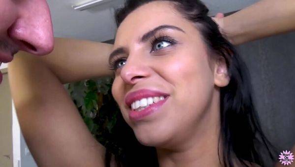 Play HD clip : Russian Teen Kira Queen Takes a Full Facial and Hard Fuck - Blowjob & POV